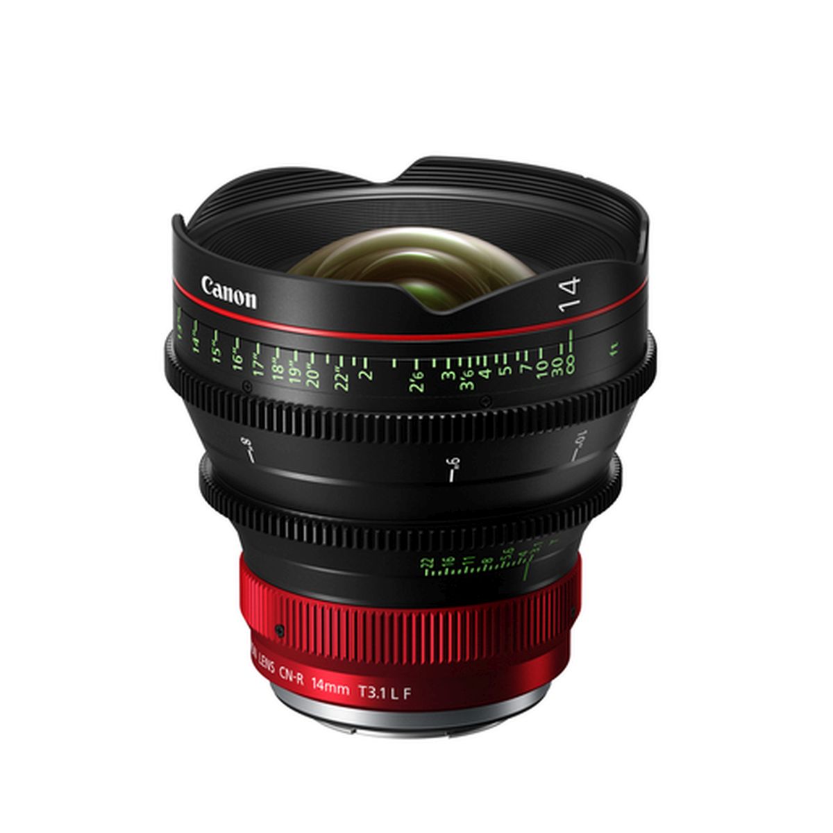 Canon CN-R 14 mm/ T3,1 L F (Feet) RF Prime Objektiv 