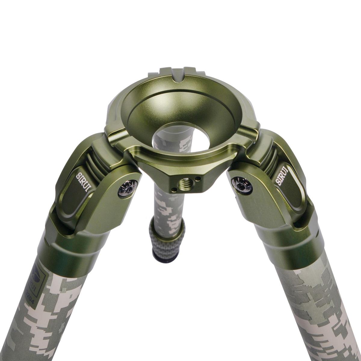 SIRUI CT-3204 Explorer Camouflage 2in1 Dreibeinstativ Carbon mit 15m Leveling Base 150 cm hoch - CT-Serie 
