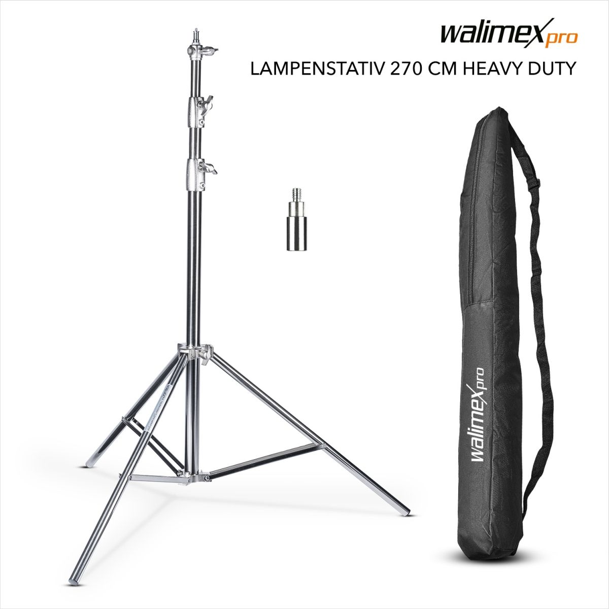 Walimex pro Lampenstativ 270 cm Heavy Duty Walimex pro Lampenstativ 270 cm Heavy Duty