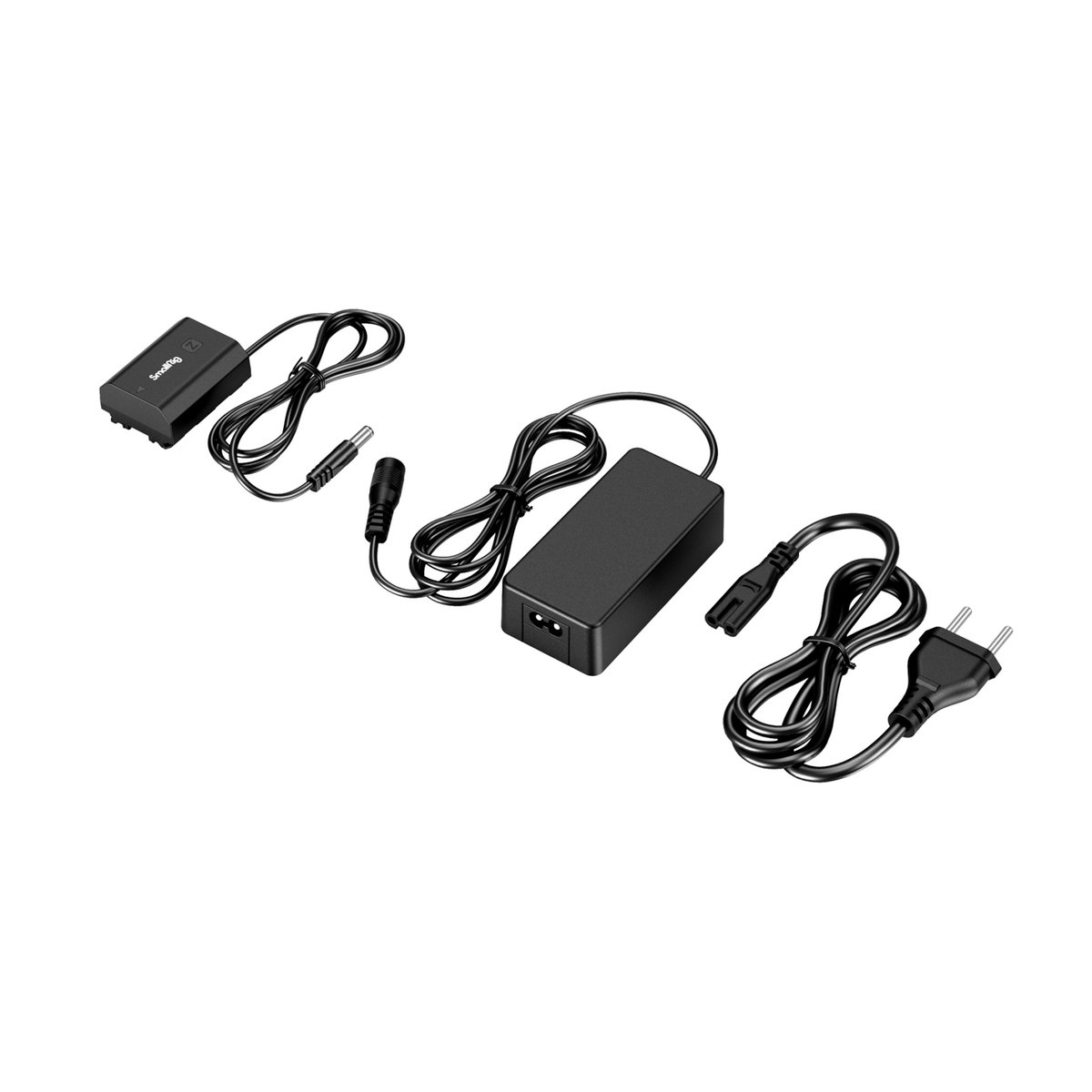 SmallRig 4269B NP-FZ100 Dummy-Batterie mit Netzadapter (EU-Standard) - Lieferumfang