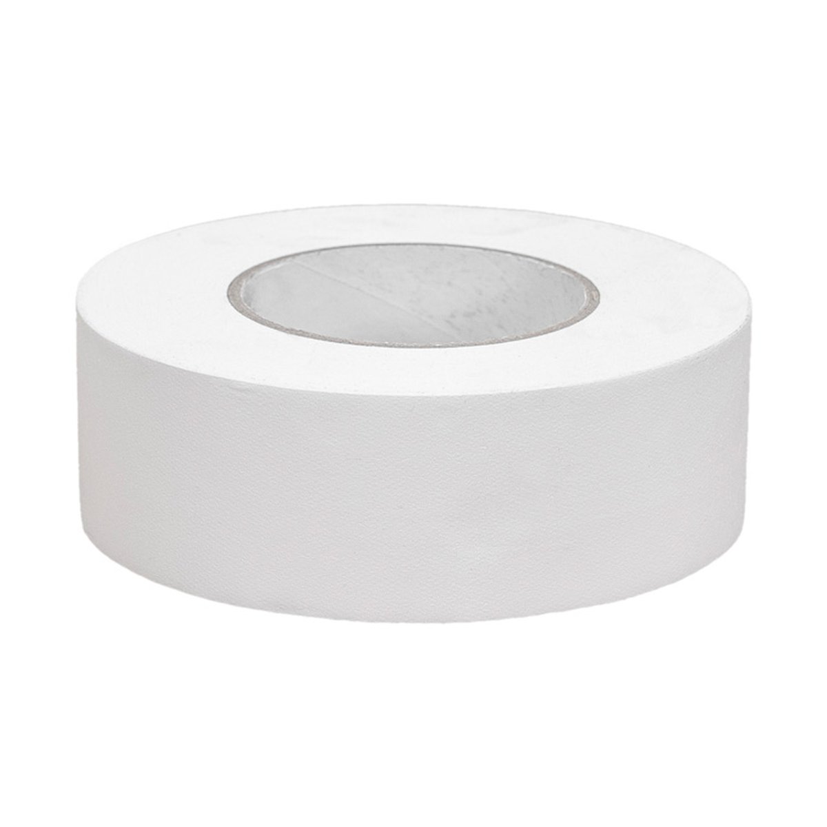 Caruba Gaffer Tape 50m x 5cm weiss - Schrägansicht einer Rolle weißes medizinisches Tape