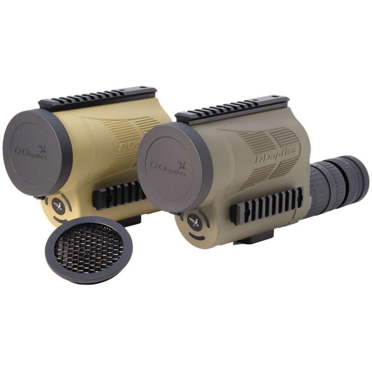 DDoptics 15-45x60 DDMP ED Tactical Spotter Olivgrün Detailansicht
