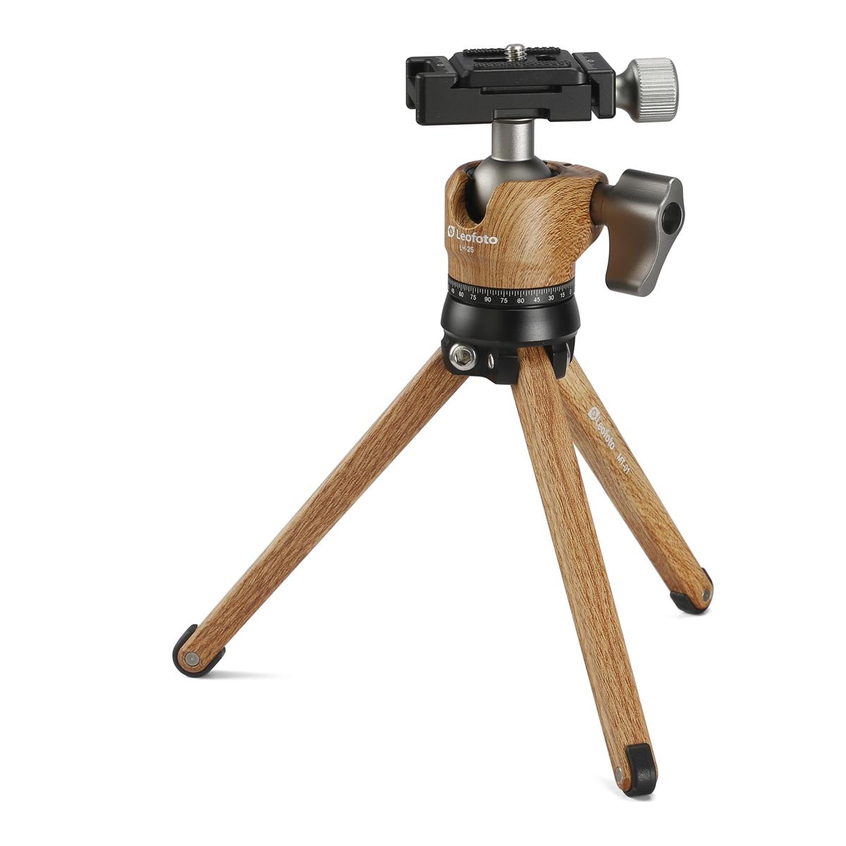 Leofoto Tischstativ MT-01+LH-25 Holz
