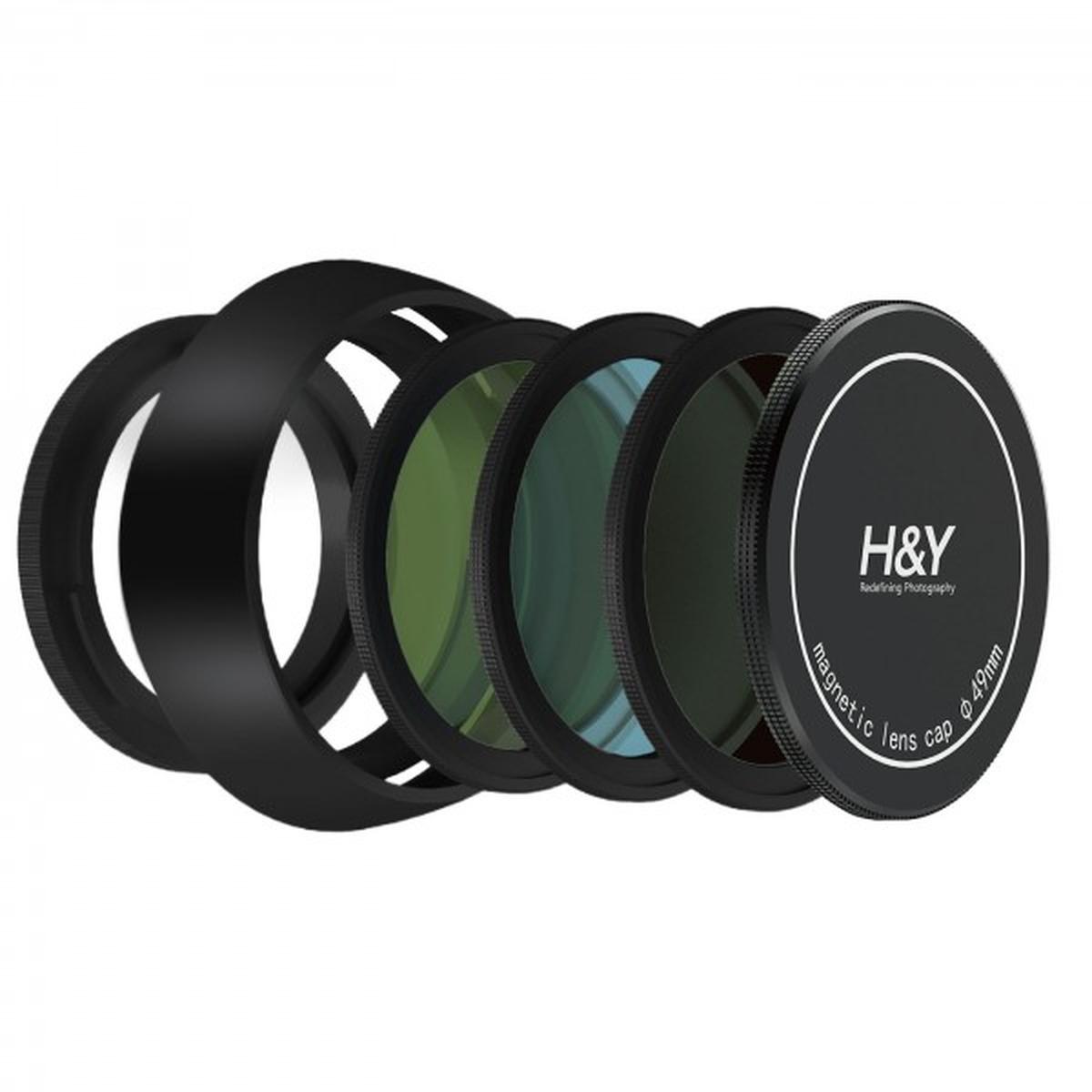 H&Y Fujifilm X100V / X100VI Filter Set schwarz H&Y Fujifilm X100V / X100VI Filter Set schwarz