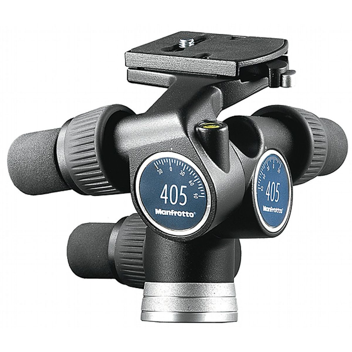 Manfrotto 405 Getriebeneiger aus robustem und leichtem Aluminium Manfrotto 405 Getriebeneiger aus robustem und leichtem Aluminium