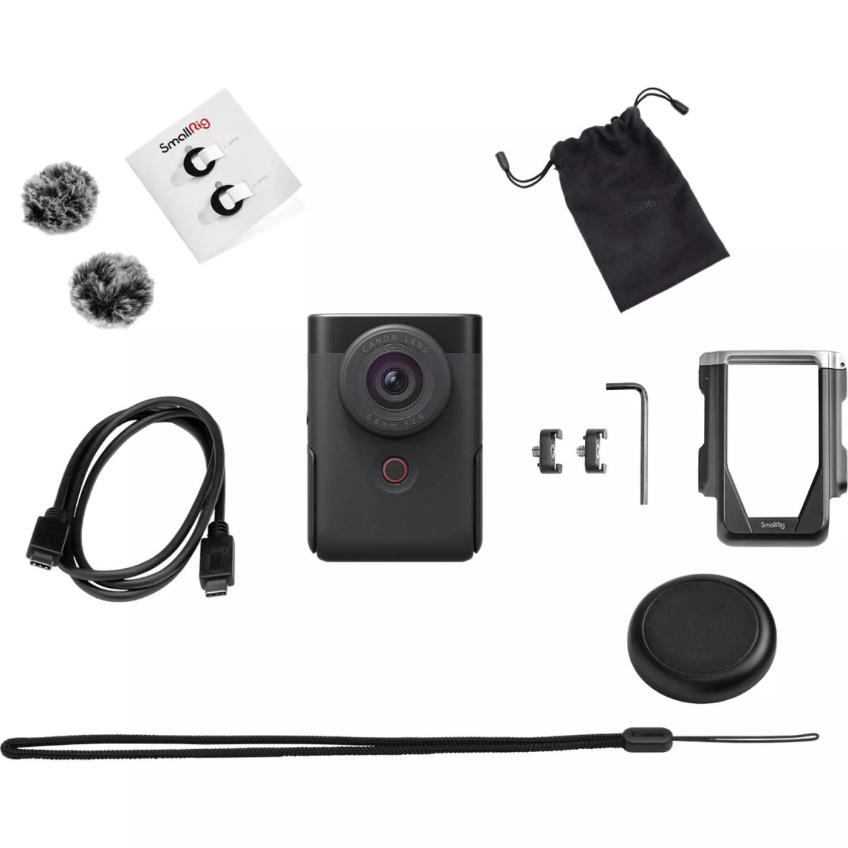 Canon Powershot V10 Advanced Vlogging Kit Schwarz