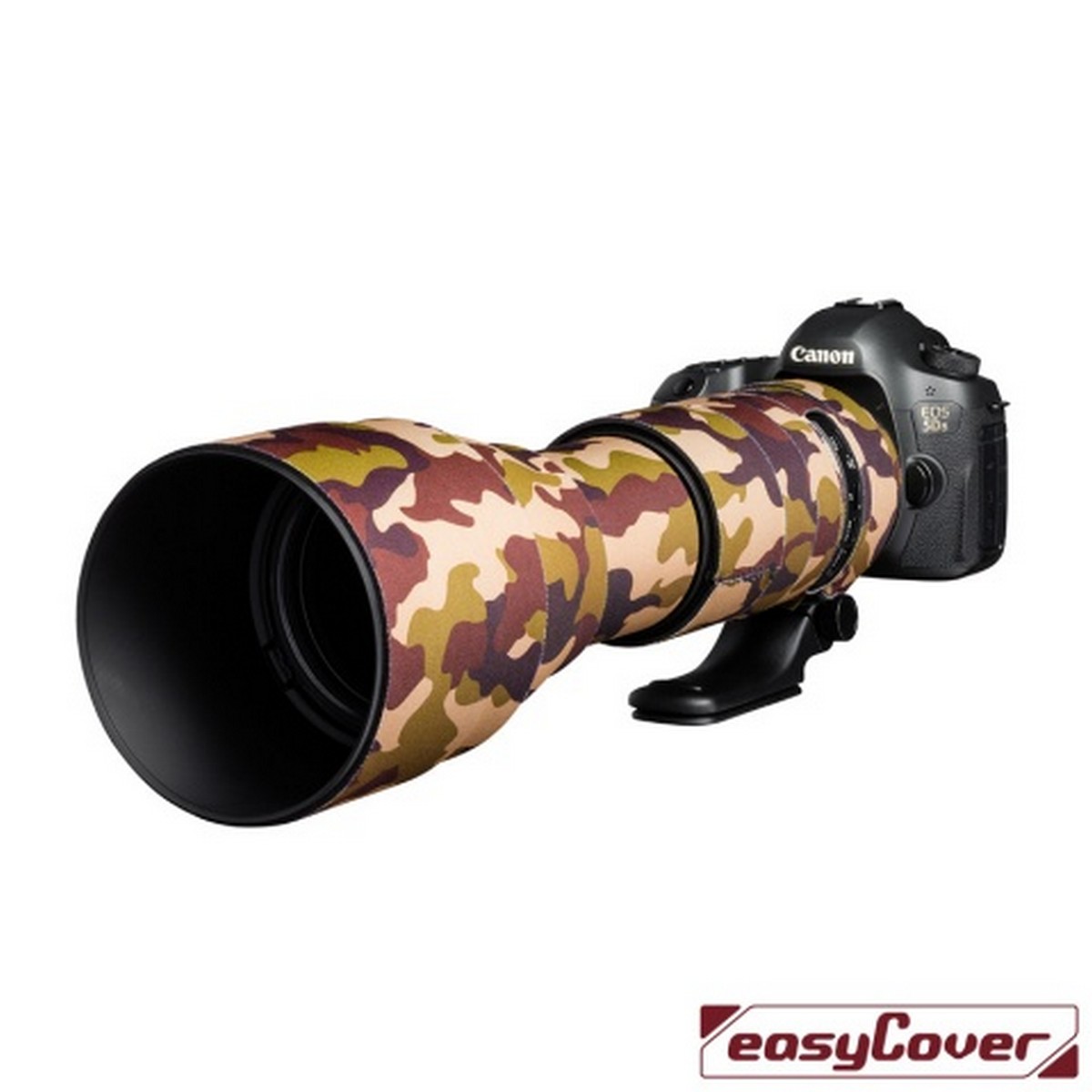 Easycover Lens Oak Objektivschutz für Tamron 150-600 mm 1:5-6,3 Di VC USD G2 Braun Camouflage