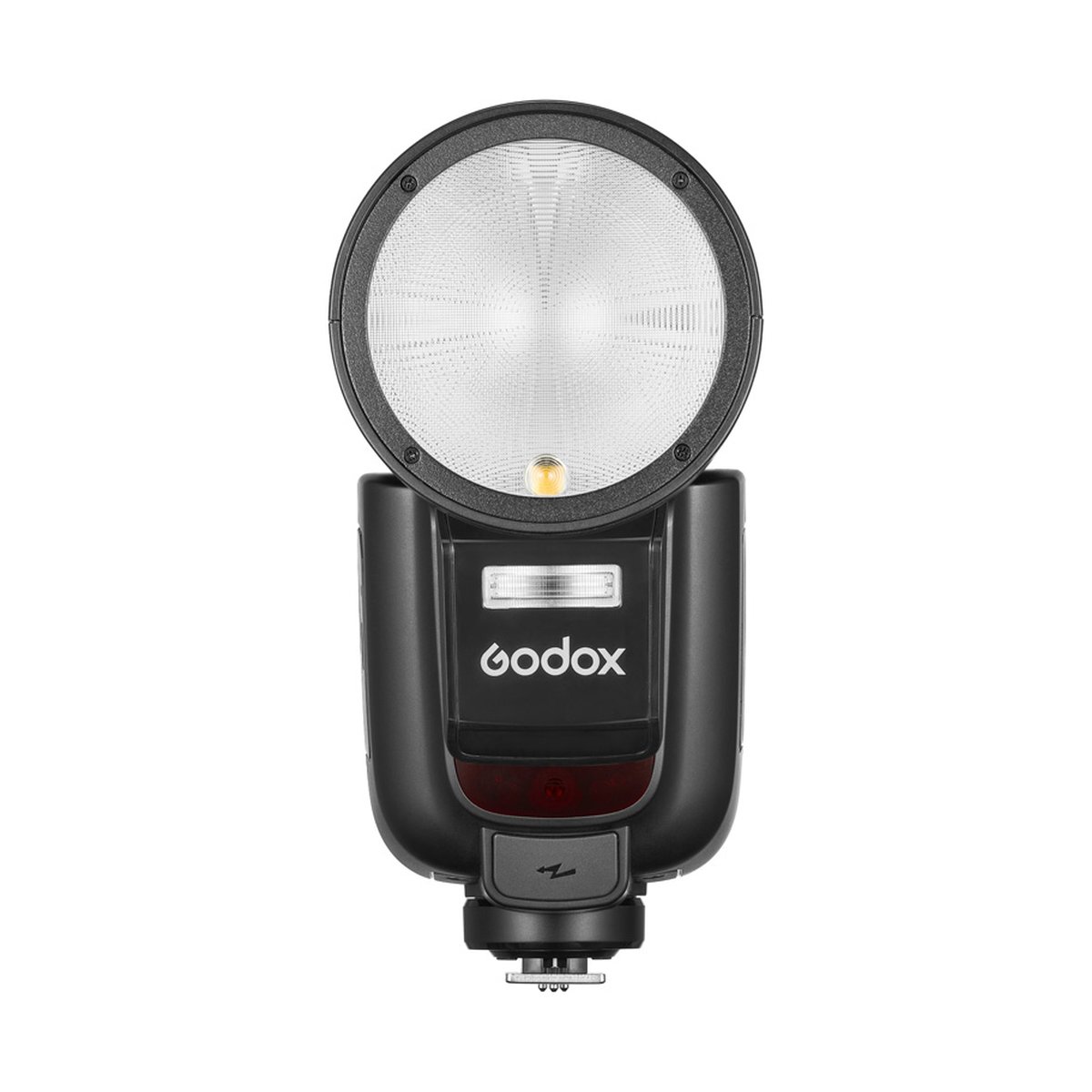 Godox Speedlite V1Pro Fujifilm - Frontansicht Godox V1 Kamera-Blitz