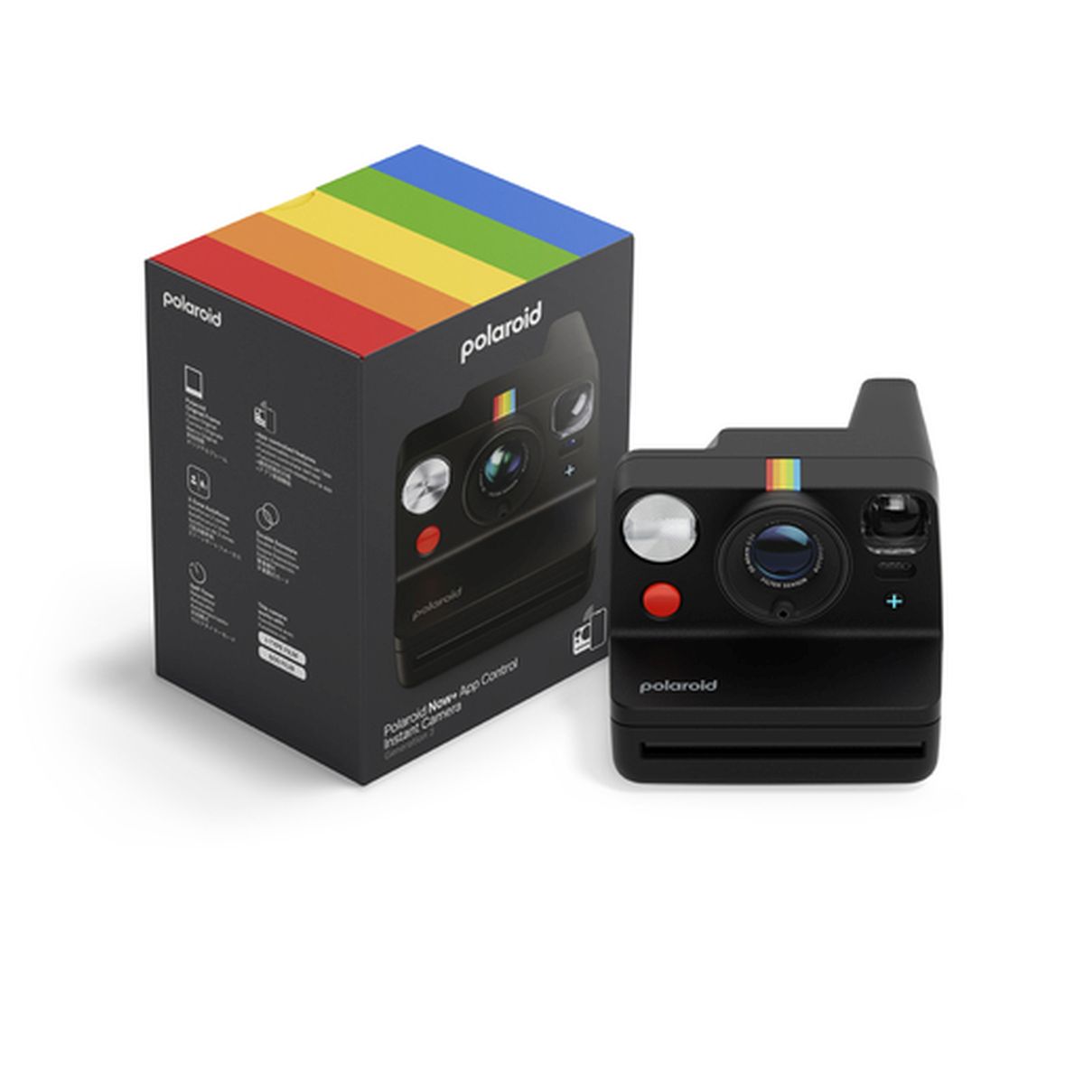 Polaroid Now+ Gen3 Kamera Sofortbildkamera schwarz