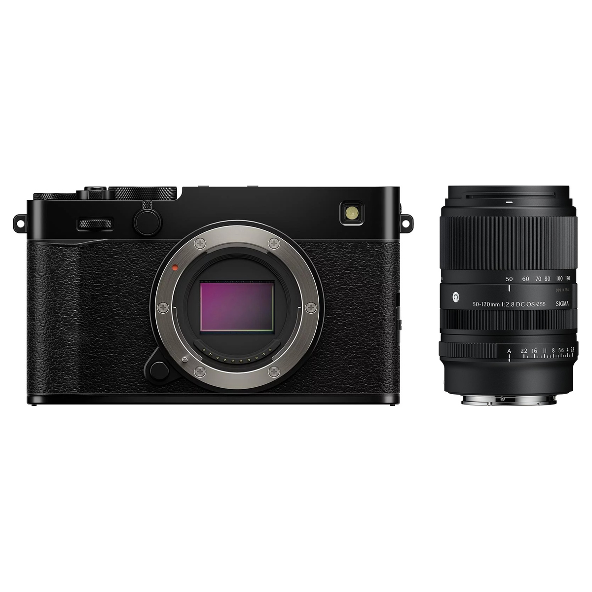 Fujifilm X-E5 Schwarz + Sigma 50-120 mm 1:2,8 DC OS (C) Fuji X