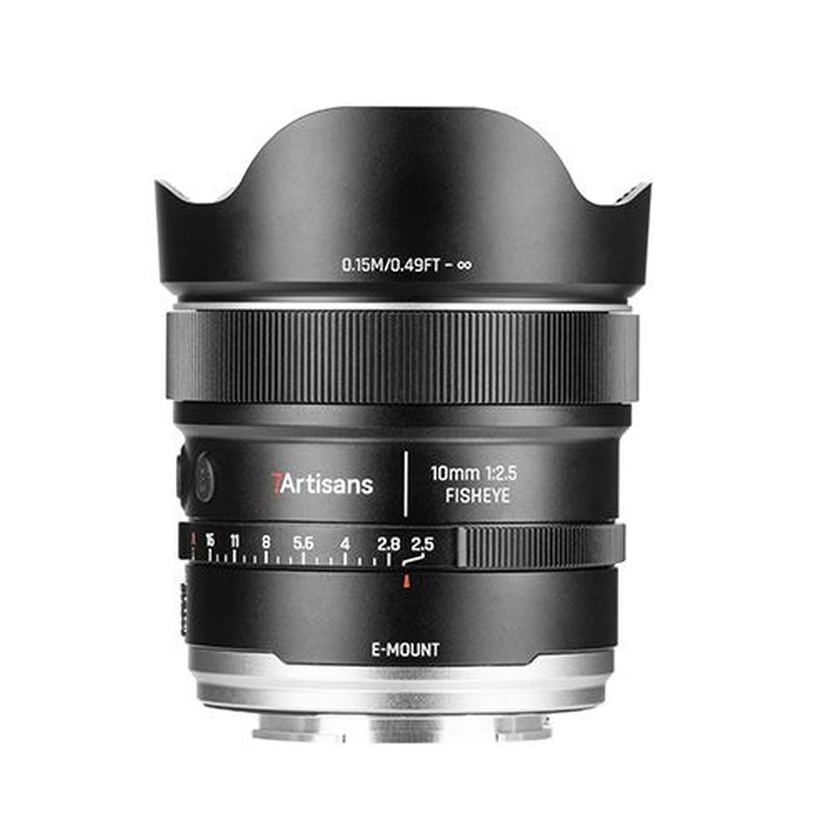 7Artisans 10 mm 1:2,5 AF MAX Fisheye Sony FE