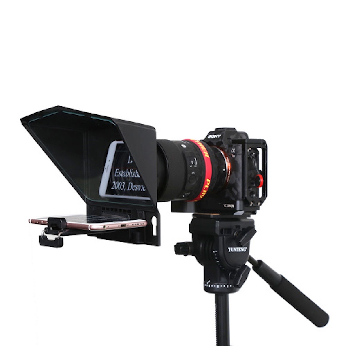 Desview T2 - Teleprompter f. smartphone/tablet