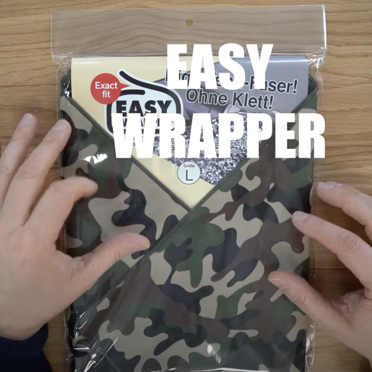 Easy Wrapper selbsthaftendes Einschlagtuch Blau Gr. S 28 x 28 cm