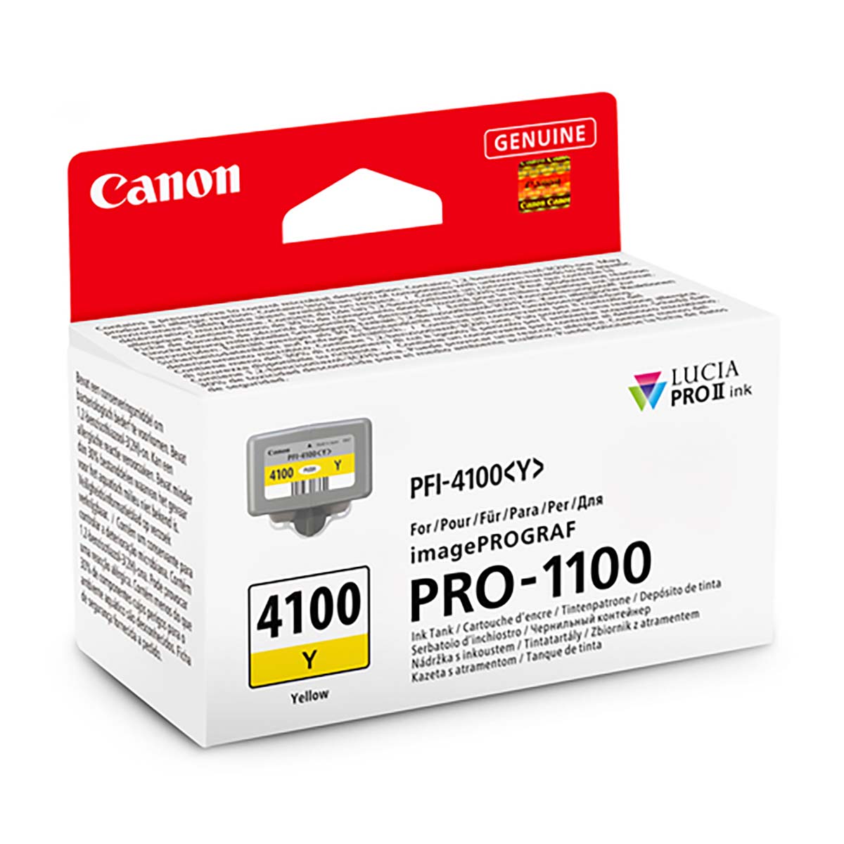 Canon PFI-4100Y Gelb Tinte  Canon PFI-4100Y Gelb Tinte