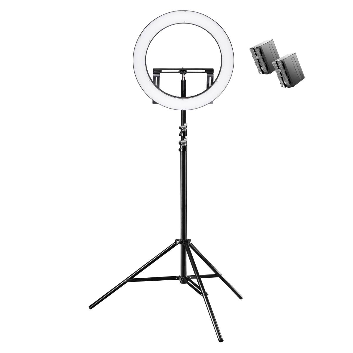 Walimex pro LED Ringleuchte 500 Bi Color Set2 Akku