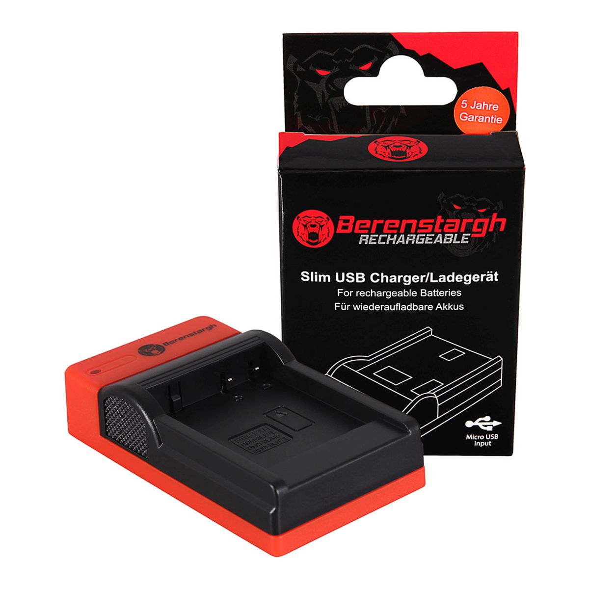 Berenstargh Micro-USB Ladegerät für Panasonic BLG10