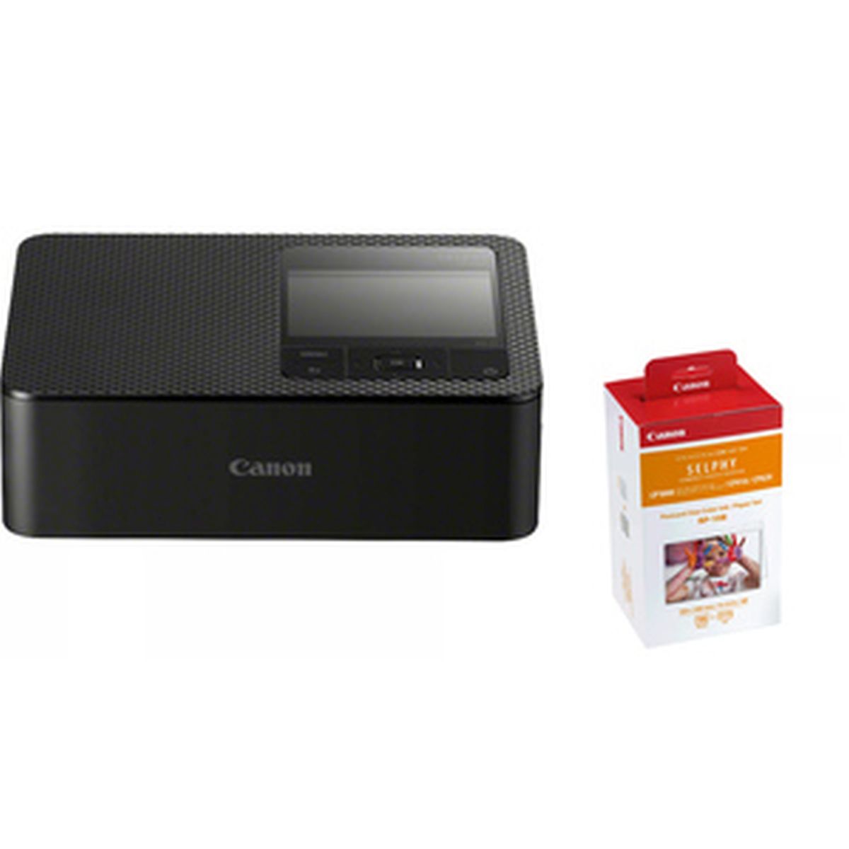 Canon Kit Selphy CP1500 Schwarz + Papier und Farbband 10x15 Canon Kit Selphy CP1500 Schwarz + Papier und Farbband 10x15