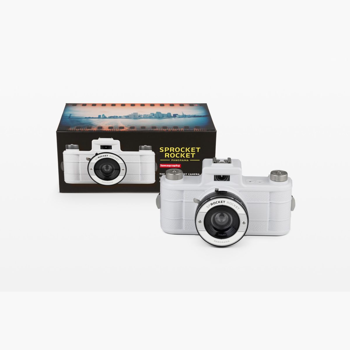 Lomography Sprocket Rocket 35 mm Panorama Kamera Coconut