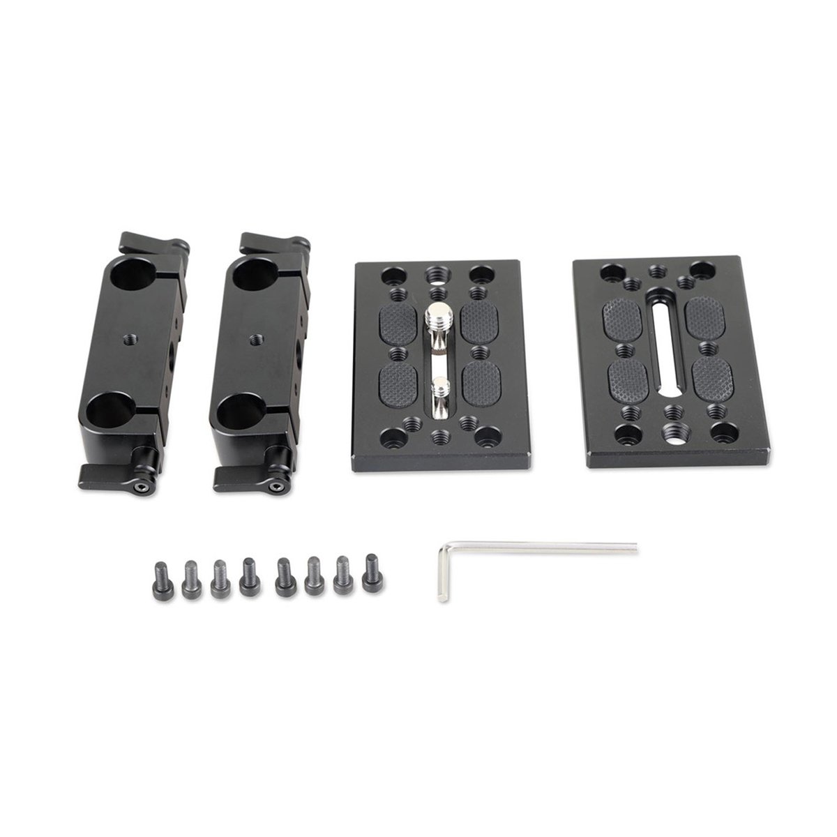 SmallRig 1798 Basisplatte m. 15mm Doppelklemme für schwere Kamera-Rigs - LIEFERUMFANG SmallRig 1798 Basisplatte m. 15mm Doppelklemme für schwere Kamera-Rigs - LIEFERUMFANG