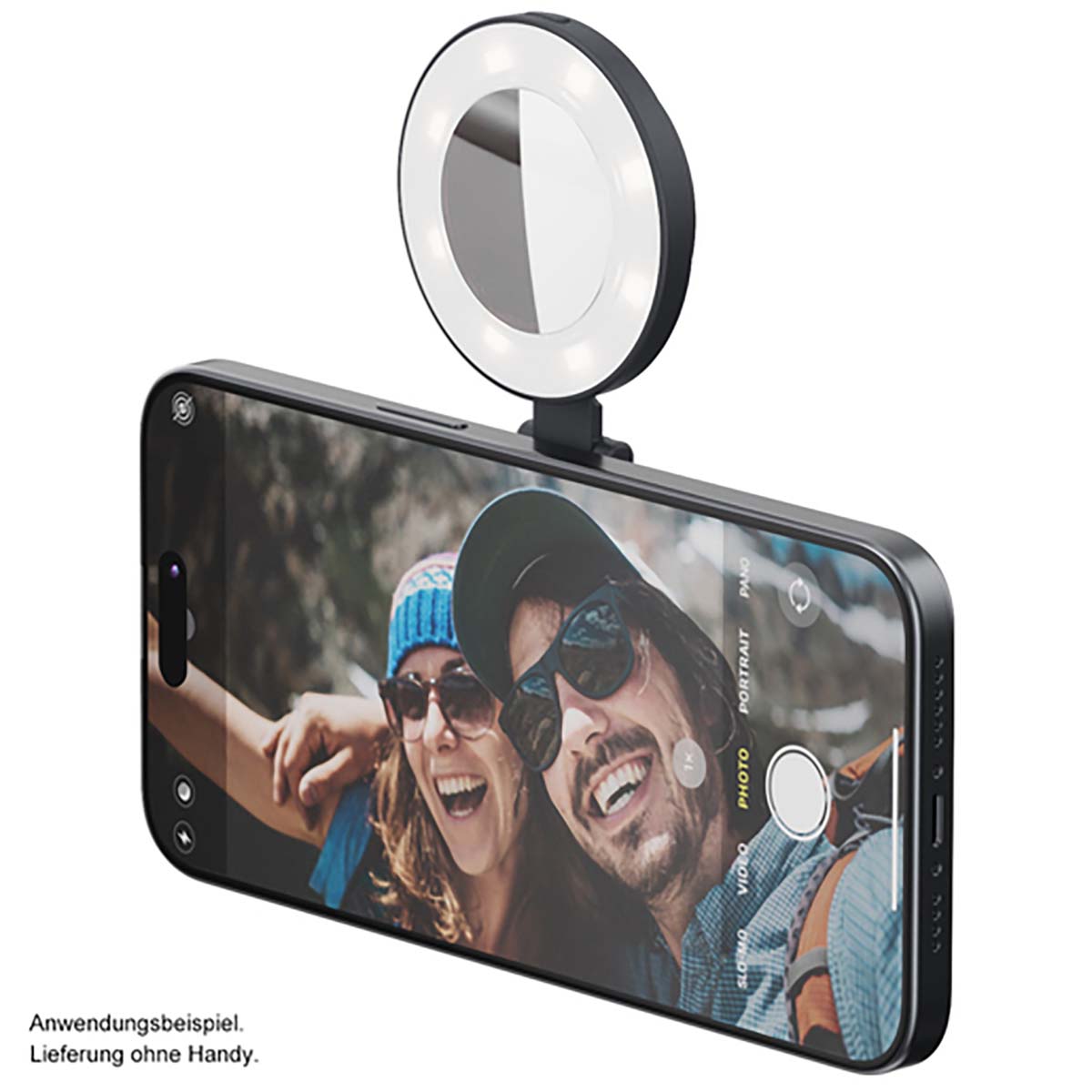 ShiftCam SnapPocket Light Midnight magnetisches LED-Ringlicht