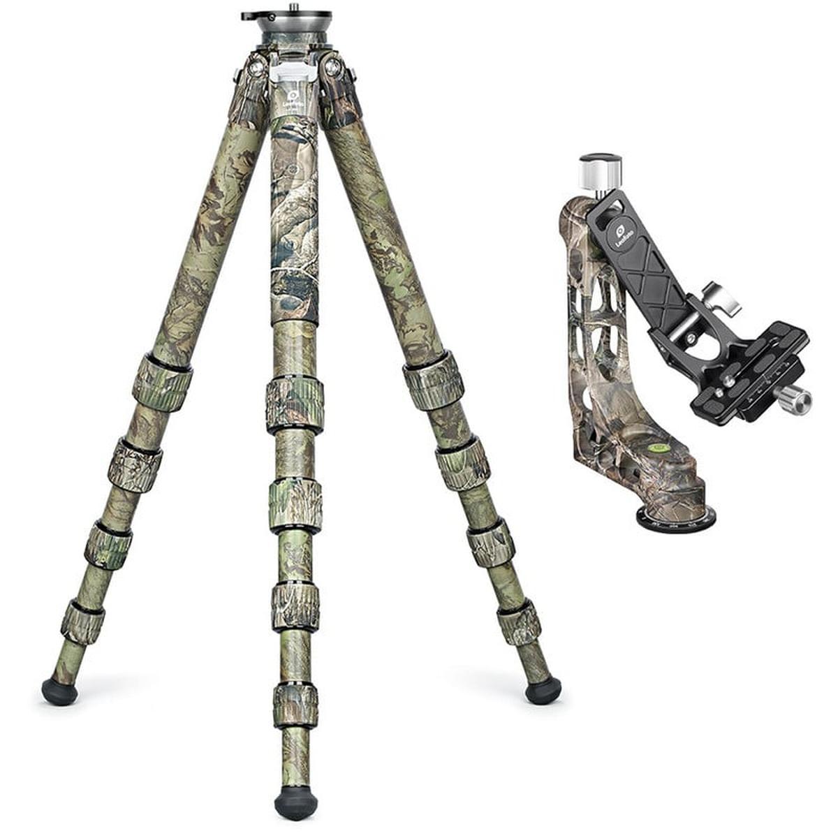 Leofoto Carbon-Dreibeinstativ LS-365CEX Ranger mit Nivellierbasis + PG-1 Gimbal Full Camo Leofoto Carbon-Dreibeinstativ LS-365CEX Ranger mit Nivellierbasis + PG-1 Gimbal Full Camo