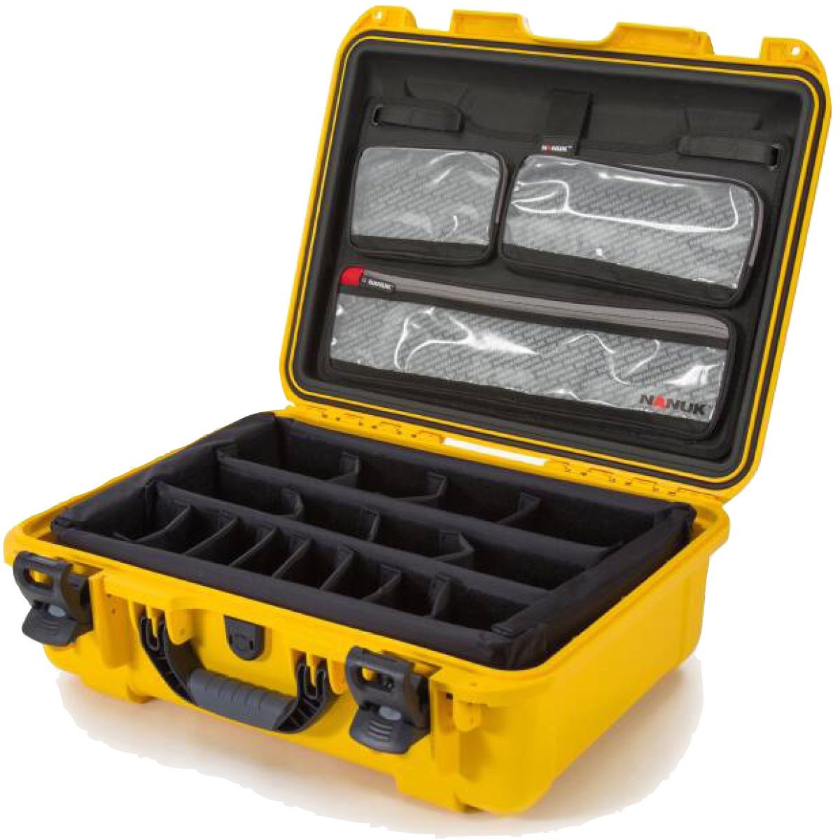 Nanuk Koffer 930 Trennwände + Organizer Gelb