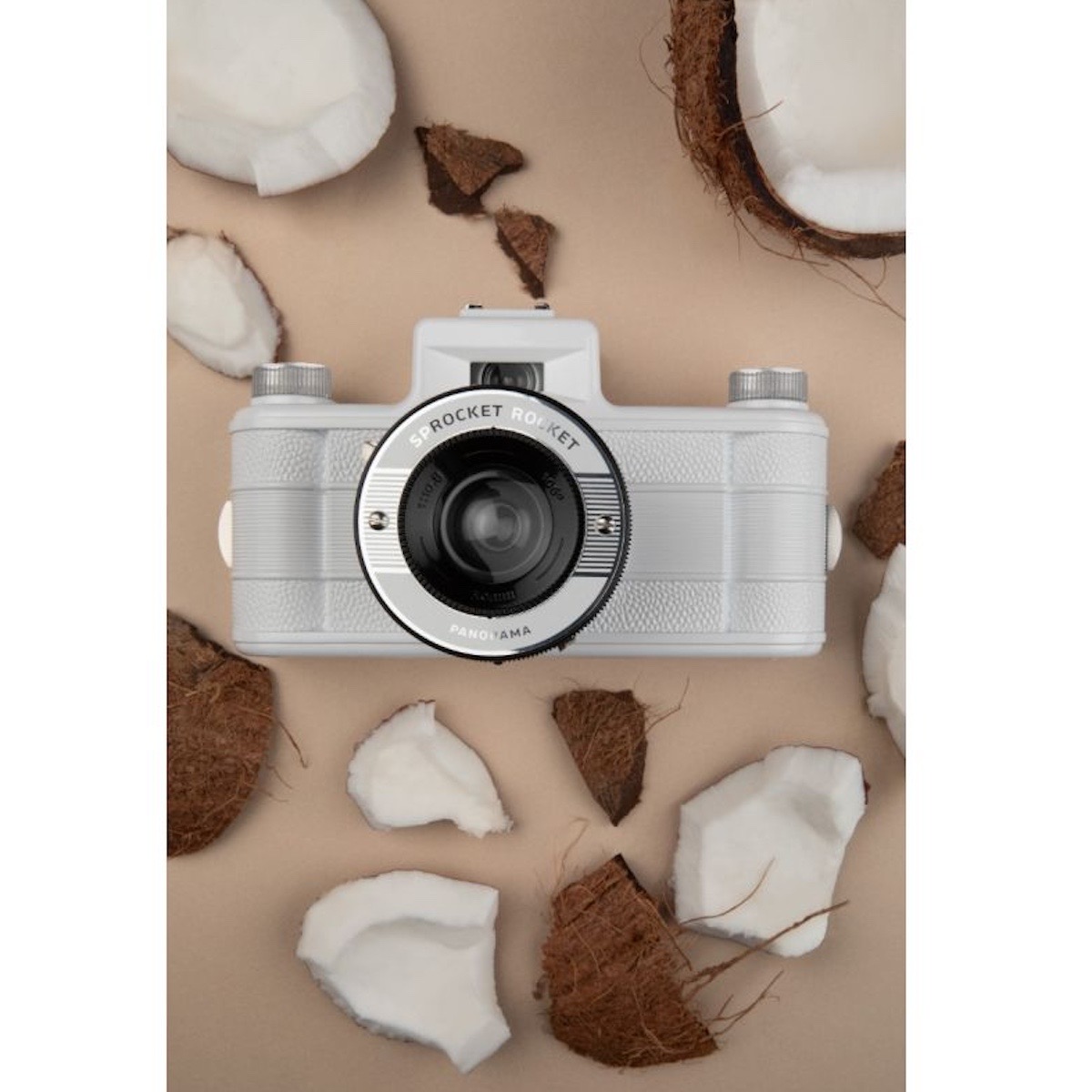 Lomography Sprocket Rocket 35 mm Panorama Kamera Coconut