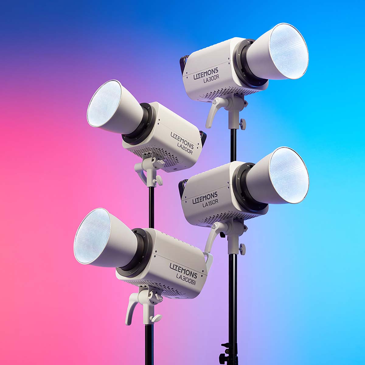 Godox Litemons LA300R RGB LED Video Light 3-Light Kit