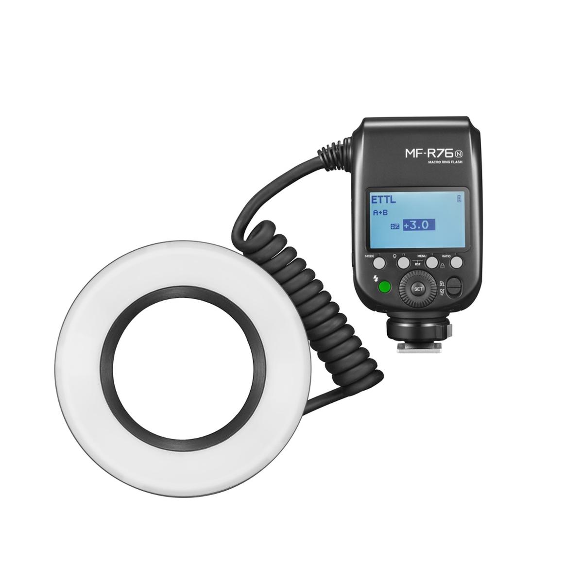 Godox MF-R76N TTL Makro-Ringblitz Nikon