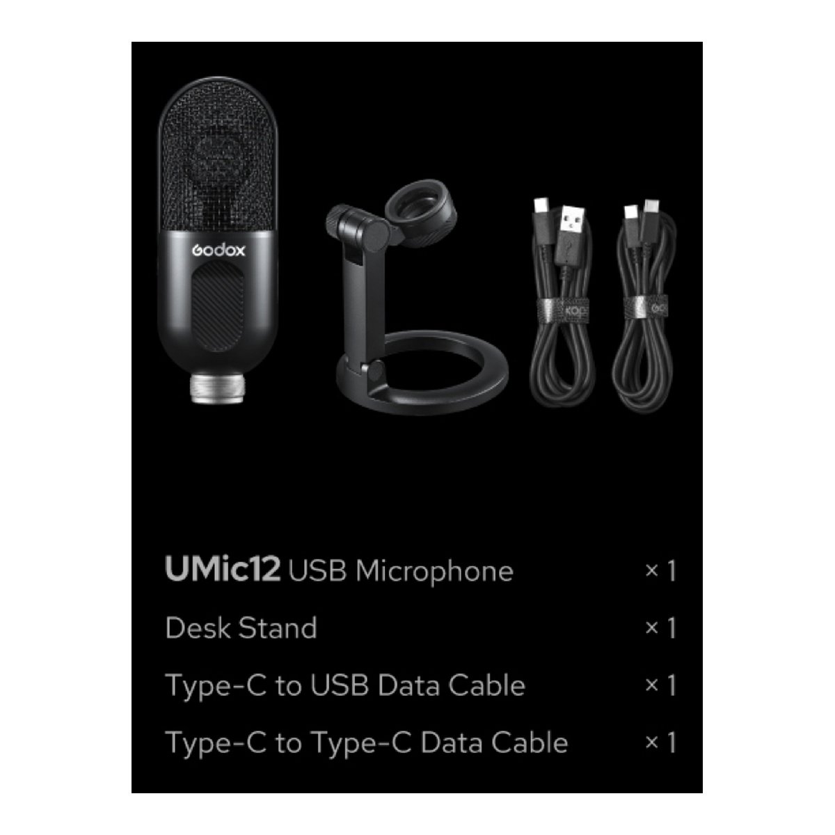 Godox USB Condenser Microphone UMic12