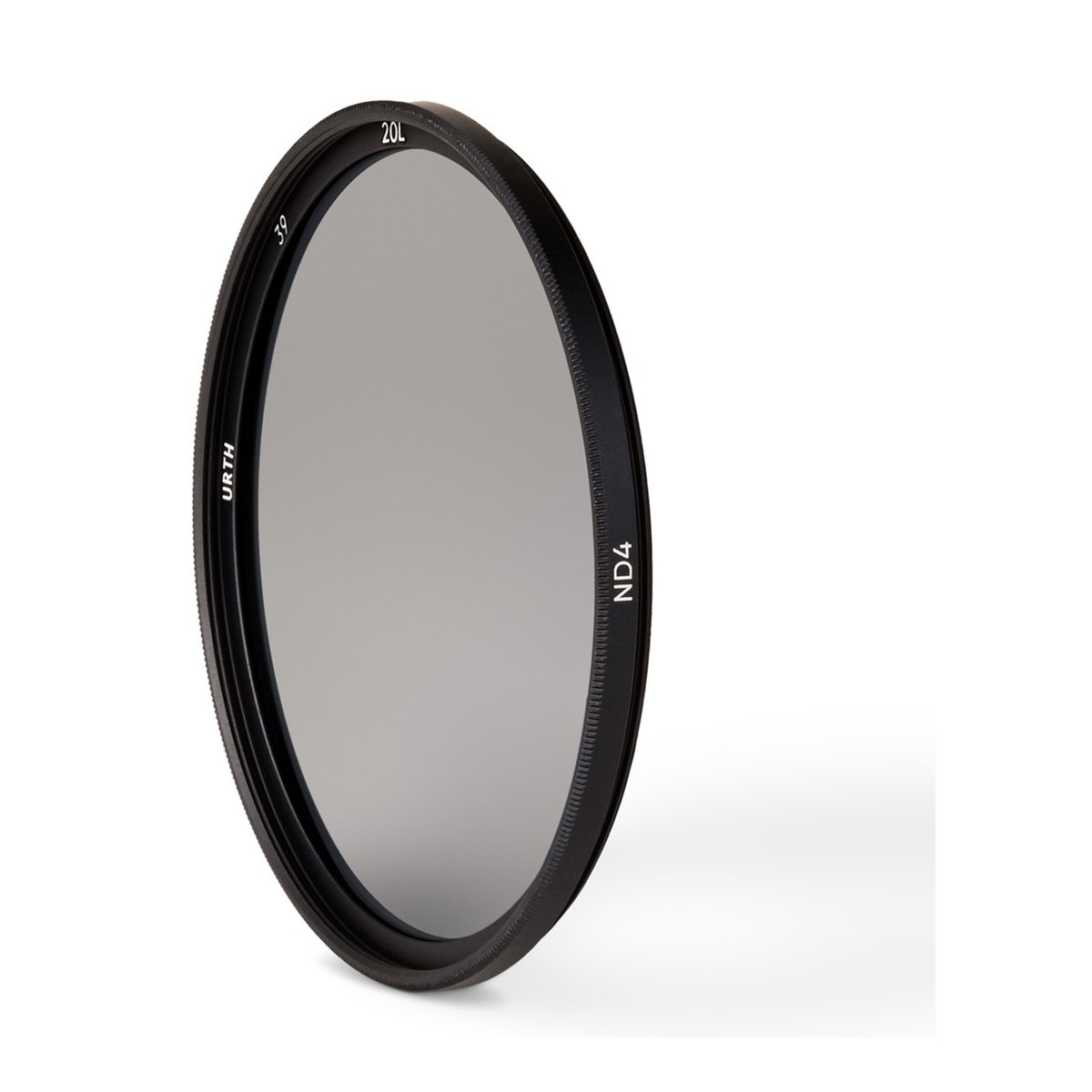 Urth 39mm ND4 (2 Blenden) Objektivfilter (Plus+) - Produktansicht des Urth ND4 Kamerafilters