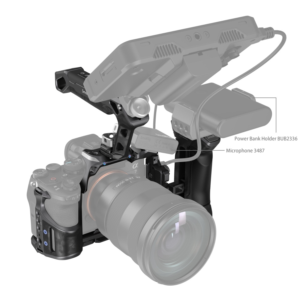 SmallRig 3710 Rhinoceros Advanced Cage Kit für Sony Alpha 7R V / Alpha 7 IV / Alpha 7S III