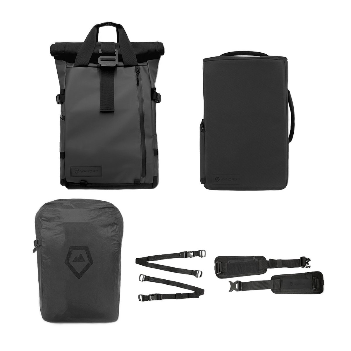 WANDRD PRVKE 21-Liter Black Pro Photography Bundle V3 - Lieferumfang