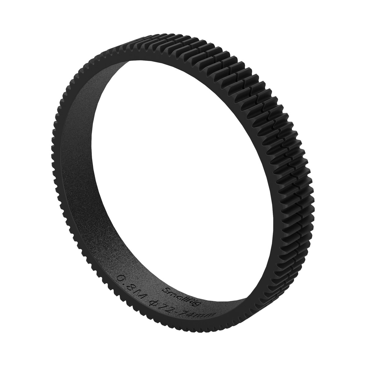 SmallRig 3293 Nahtloser Fokuszahnring Durchmesser 72-74 mm - Einzelansicht des schwarzen SmallRig Follow Focus Zahnrings
