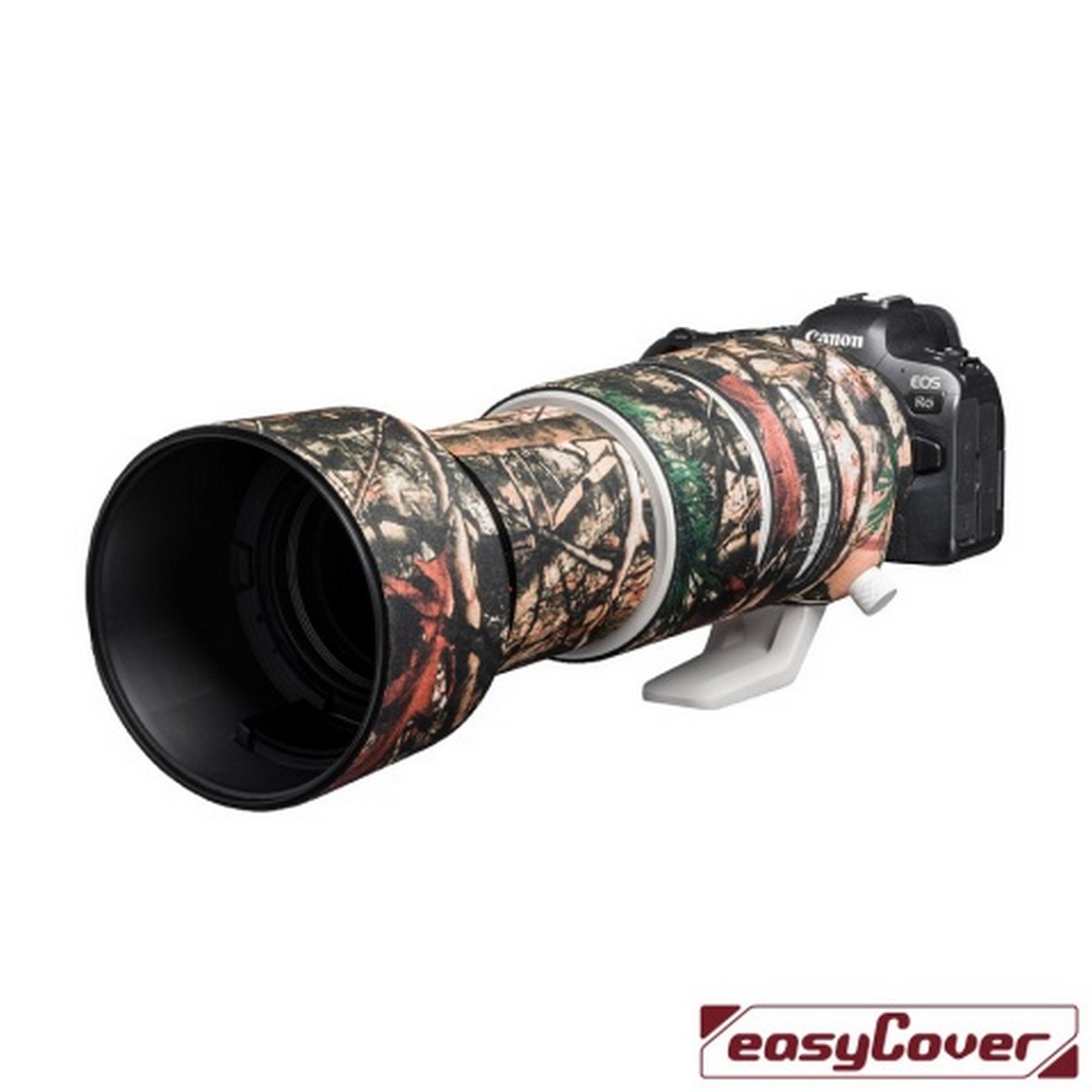 Easycover Lens Oak Objektivschutz für Canon RF 100-500 mm 1:4,5-7,1L IS USM Wald Camouflage