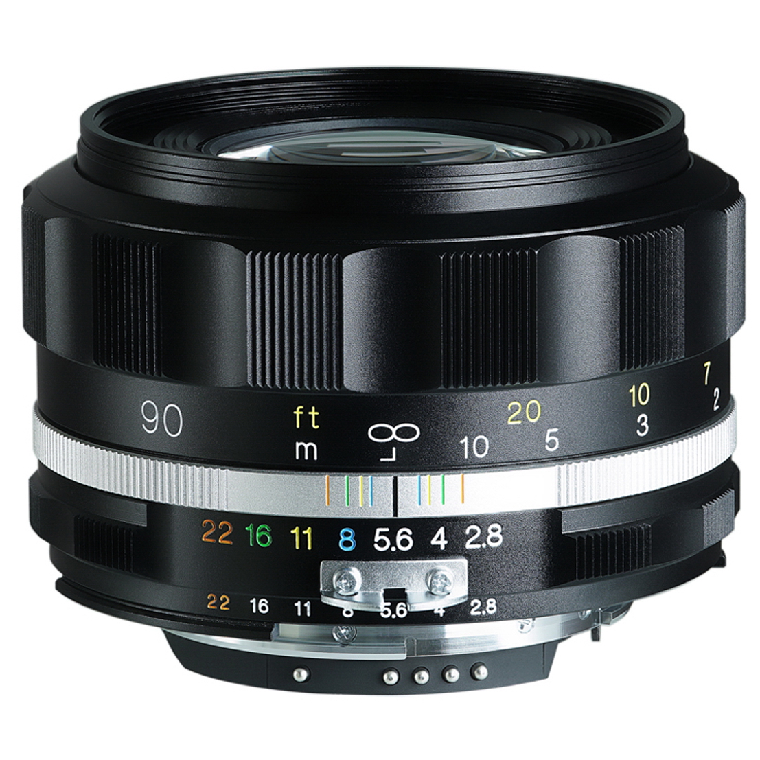 Voigtländer 90 mm 1:2,8 Apo-Skopar SLII-S Nikon AI-S-Mount Schwarz