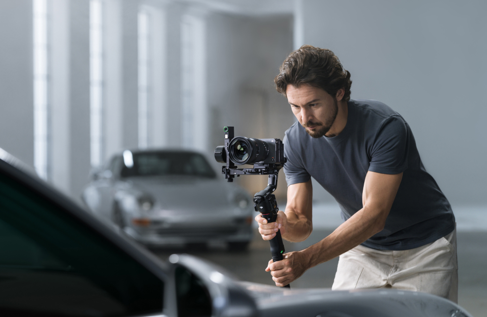 Intelligentes Tracking DJI RS 5 Gimbal