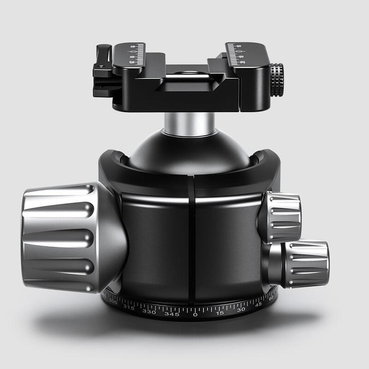 Leofoto Stativ-Kugelkopf LH-55 SC Kugelkopf mit Arca-Swiss- & Picatinny-Aufnahme