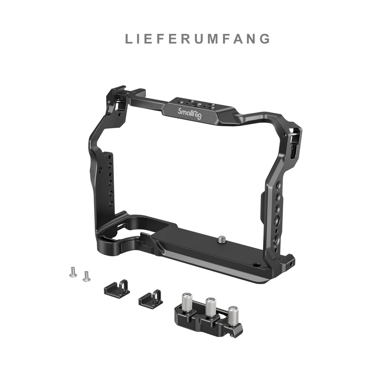 SmallRig 4201B Cage Kit für Fujifilm GFX100 II - Lieferumfang