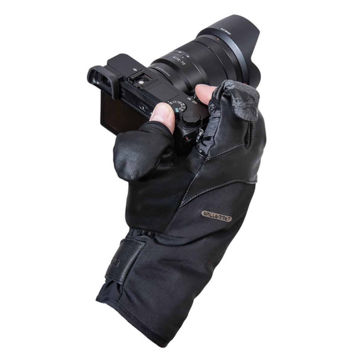 VALLERRET Tinden Fotohandschuhe Schwarz M