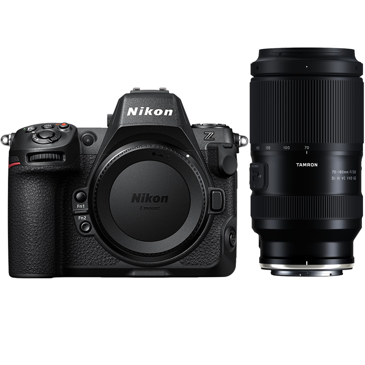 Nikon Z8 + Tamron 70-180 mm 1:2,8 Di III VC VXD G2 Nikon Z8 Gehäuse mit Tamron 70-180 mm 1:2,8 Di III VC VXD G2 Nikon Z