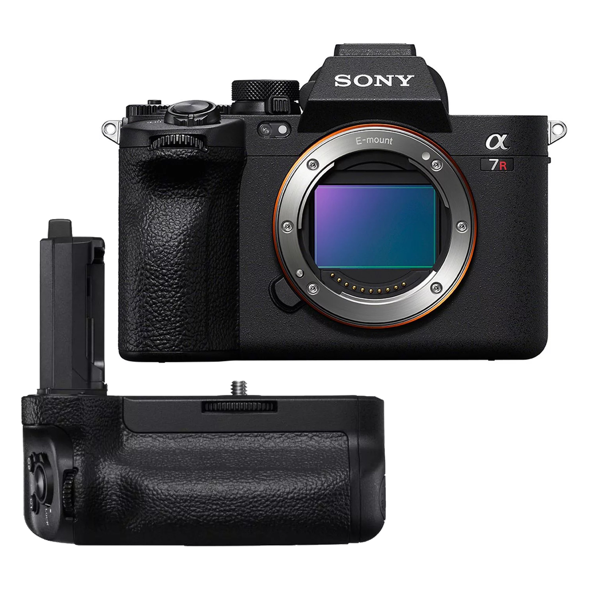 Sony Alpha 7R V + Sony VG-C4EM Batteriehandgriff Sony Alpha 7R V + Sony VG-C4EM Batteriehandgriff
