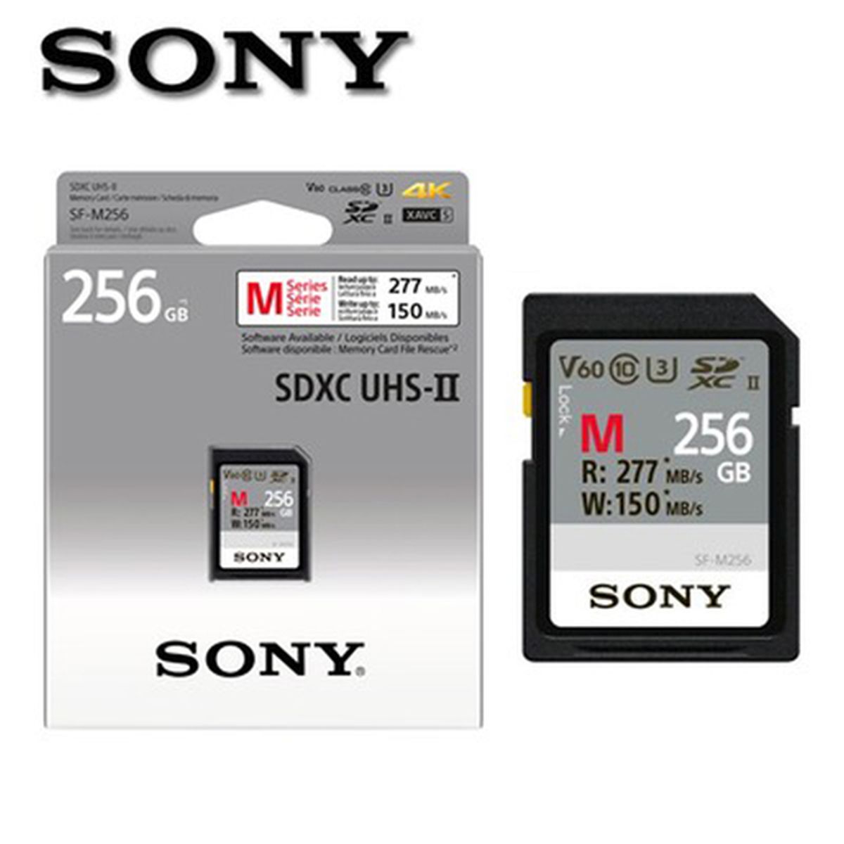 Sony SDXC-Karte 256 GB Cl10 UHS-II U3 V60