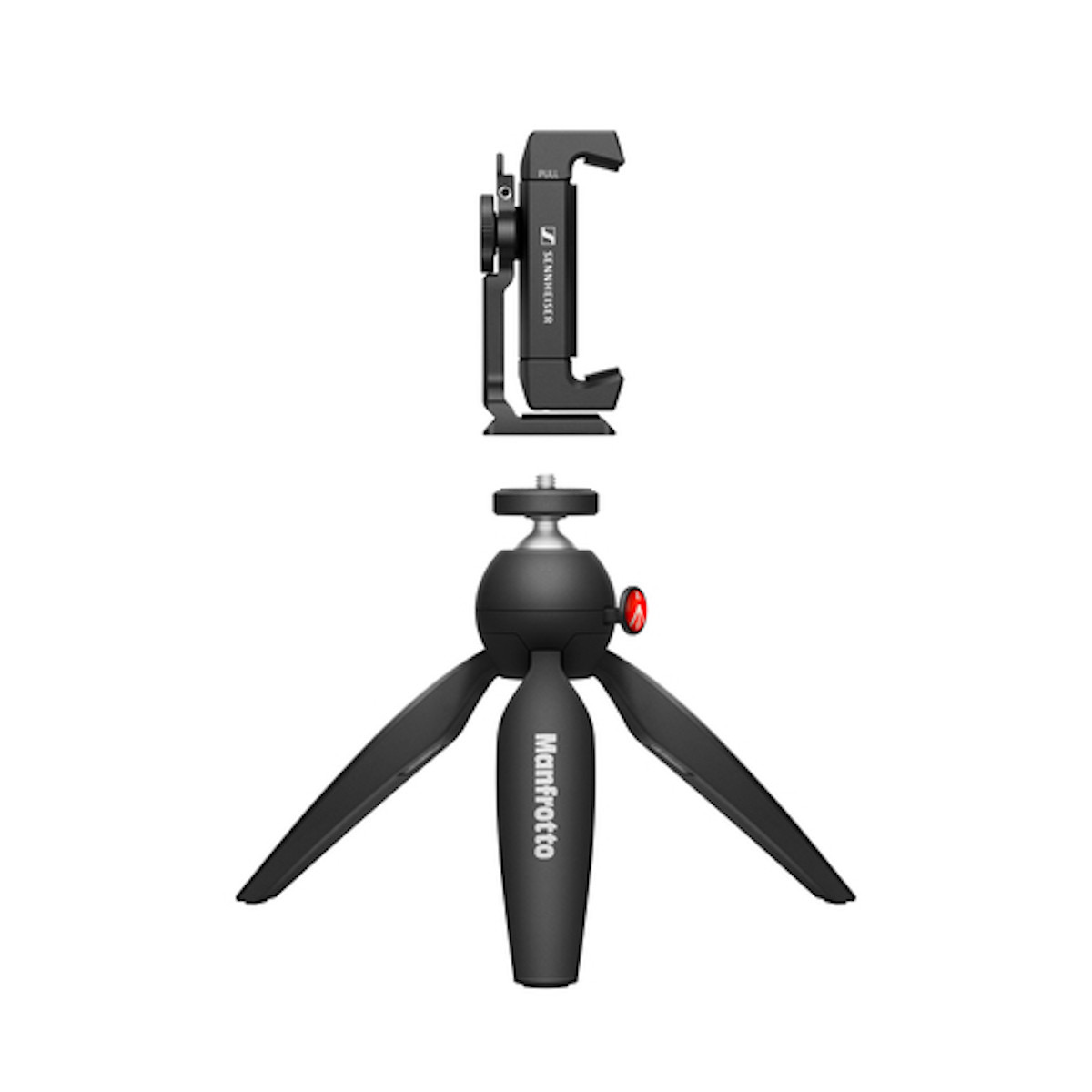 Sennheiser Mobile Mini-Stativ mit Smartphone Klemme