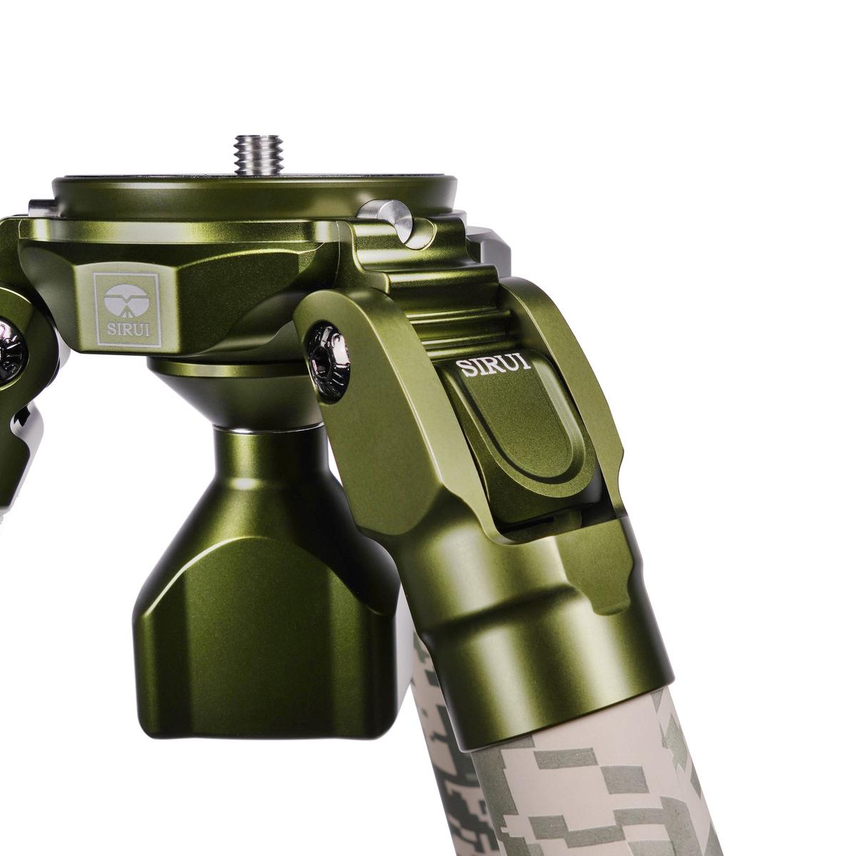 SIRUI CT-3204 Explorer Camouflage 2in1 Dreibeinstativ Carbon mit 15m Leveling Base 150 cm hoch - CT-Serie 