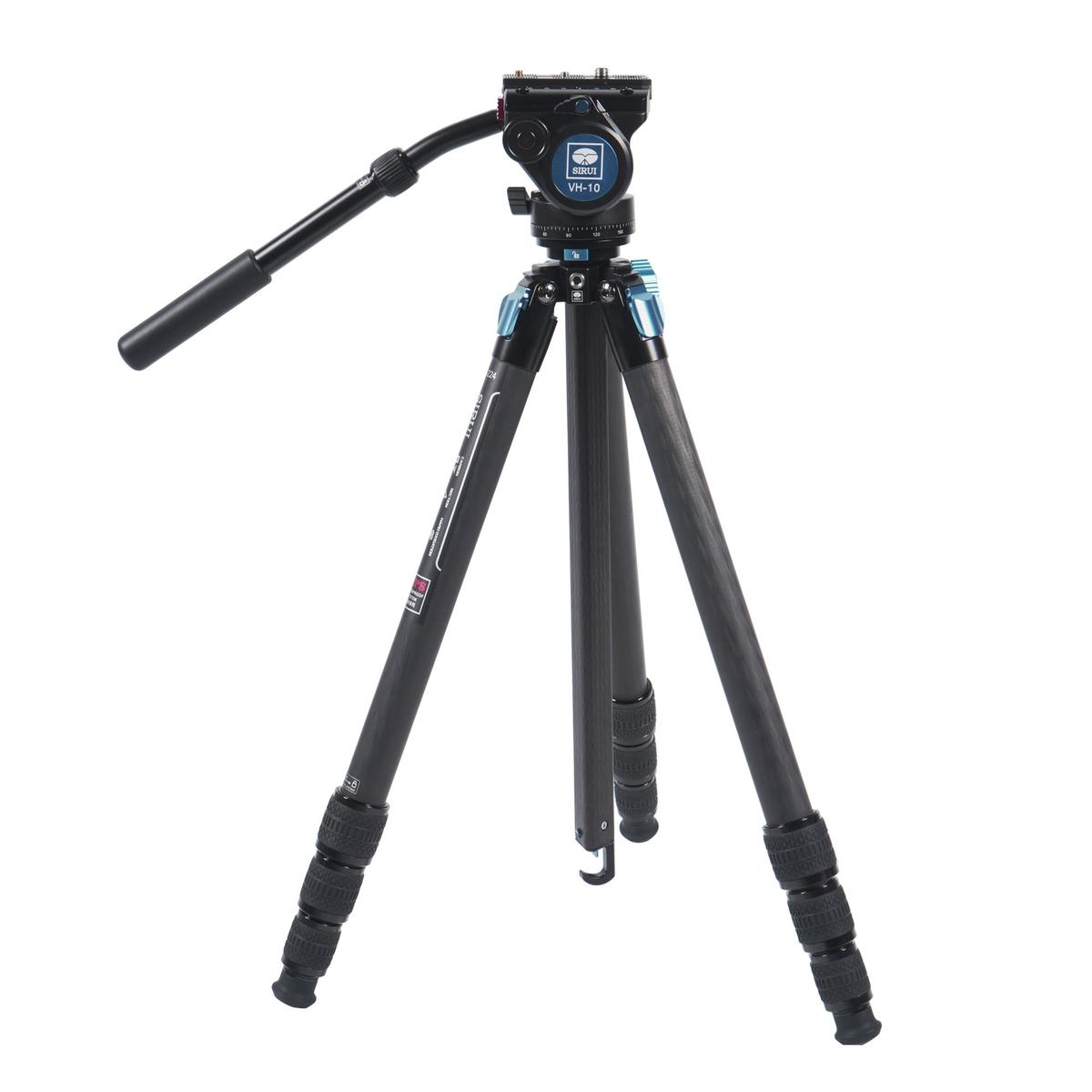 SIRUI ST-224 Superb Travel Dreibeinstativ Carbon 185 cm mit Videokopf VH-10 wasserdicht ST-Serie  SIRUI ST-224 Superb Travel Dreibeinstativ Carbon 185 cm mit Videokopf VH-10 wasserdicht ST-Serie