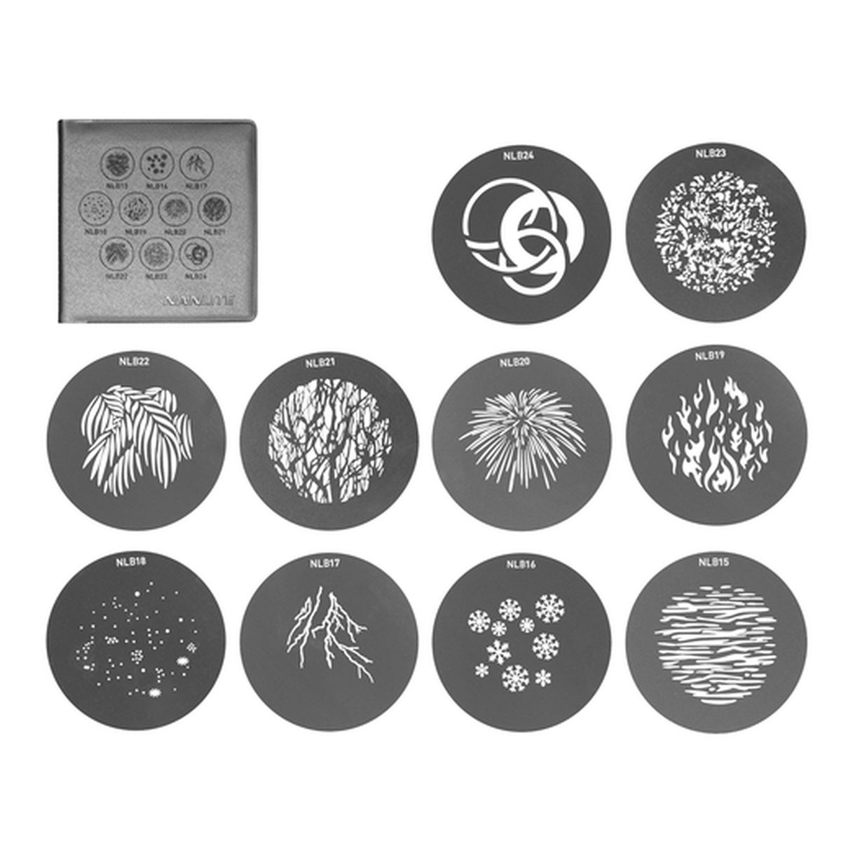 Nanlite AS-GB-B-SET2 Gobo-Set 2 Nanlite AS-GB-B-SET2 Gobo-Set 2