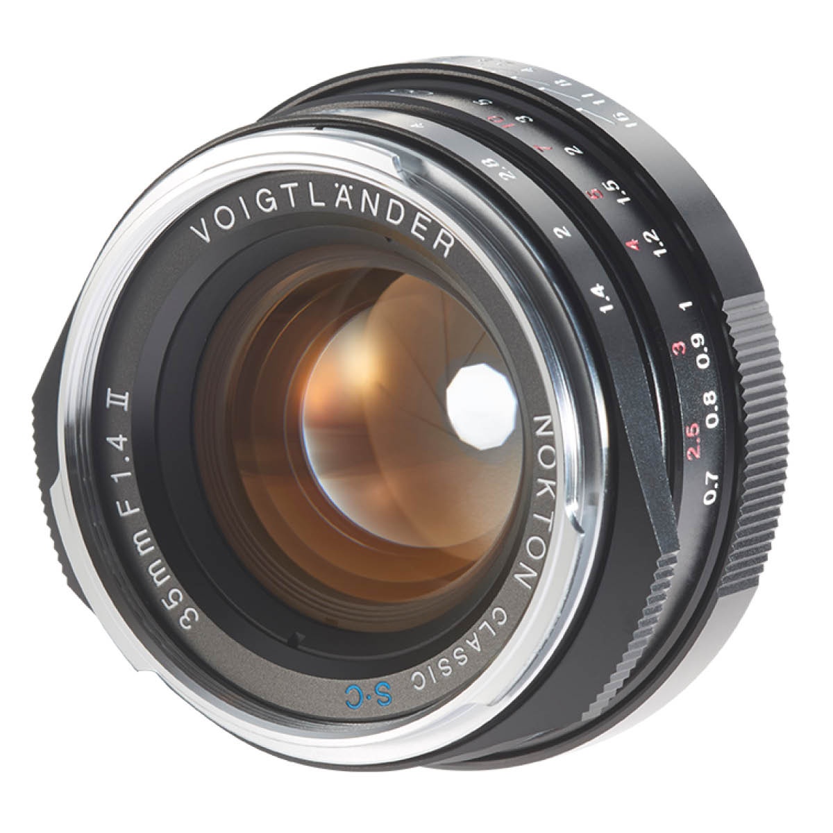 Voigtländer 35 mm 1:1,4 Nokton II S.C. VM Schwarz Voigtländer 35 mm 1:1,4 Nokton II S.C. VM Schwarz