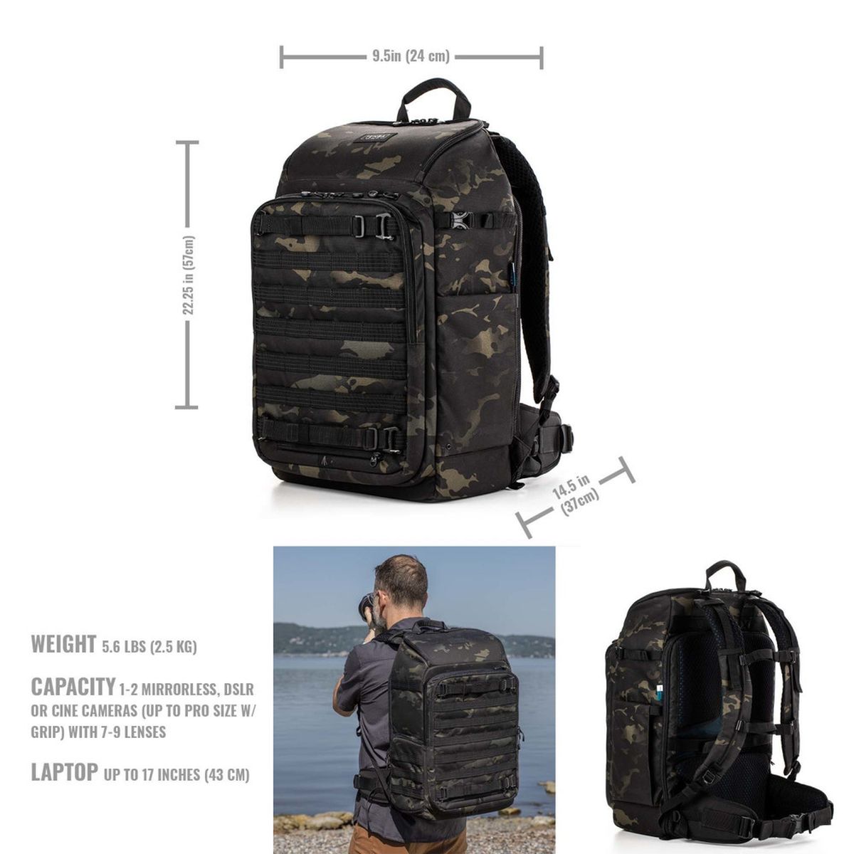 Tenba Axis V2 32L Rucksack Multicam Black