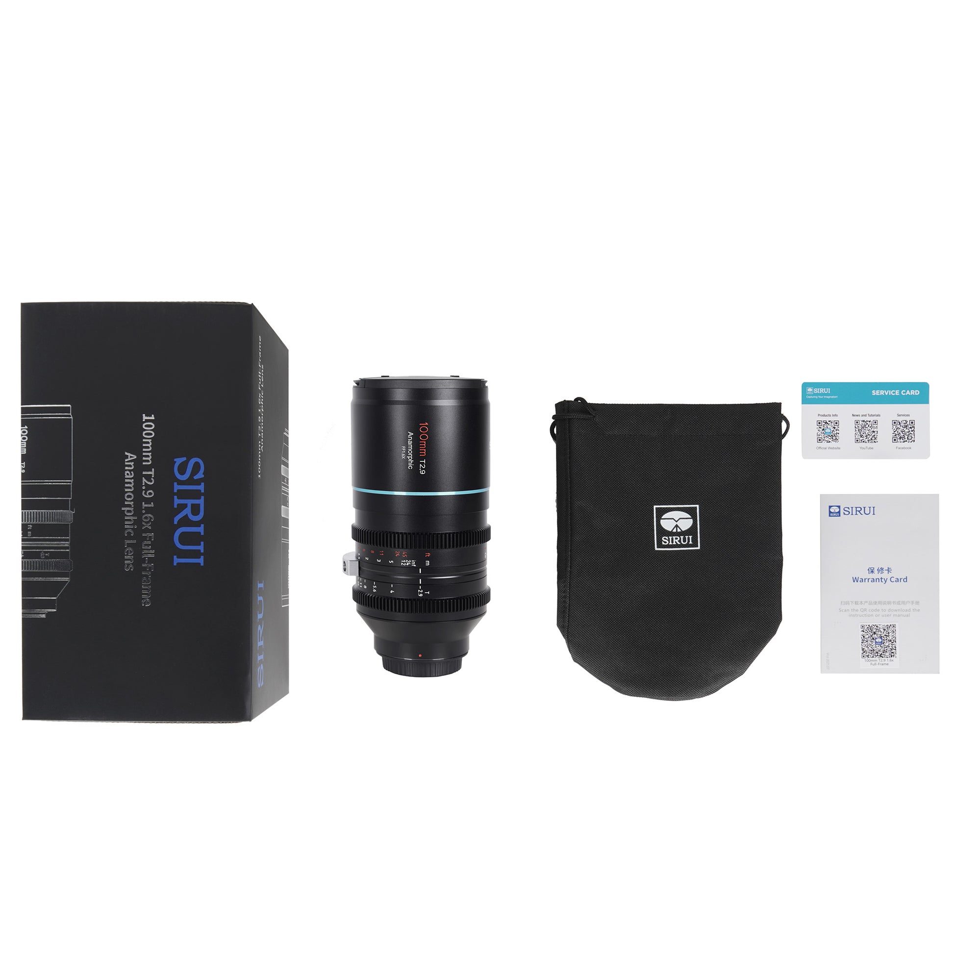 Sirui 100 mm T2,9 Venus 1,6x Anamorph Nikon Z